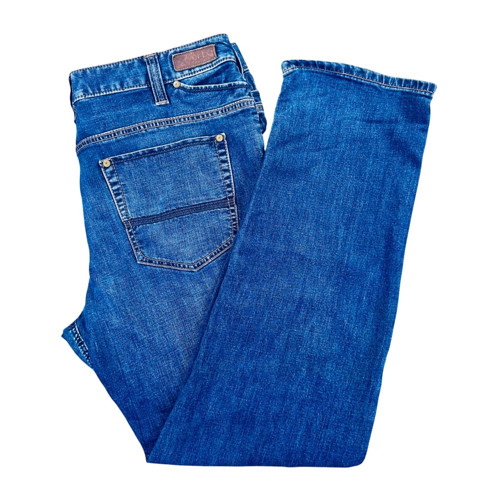 Vertx Defiance Tactical Jeans Men's 35x32 Medium Wash Blue Stretch Straight Leg